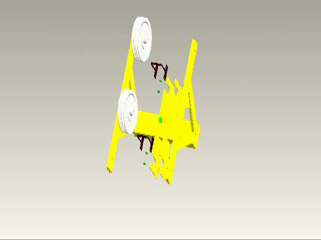 Small car of Tower crane Main gear quick installation and split patent